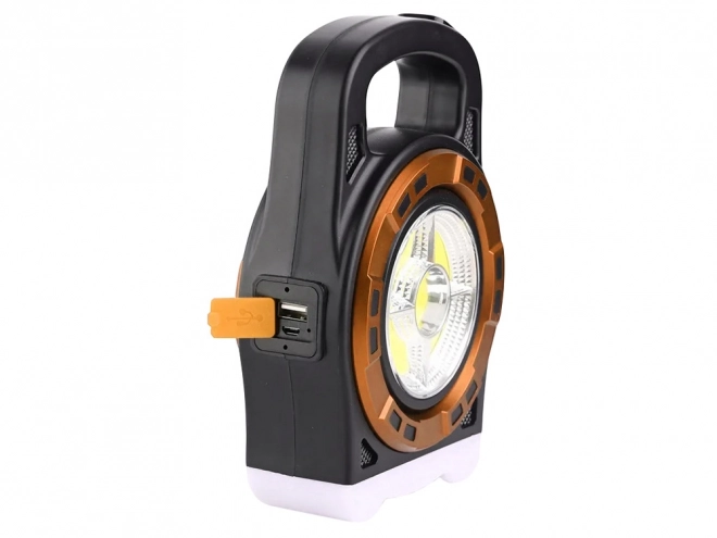 Přenosná solární LED svítilna s powerbankou