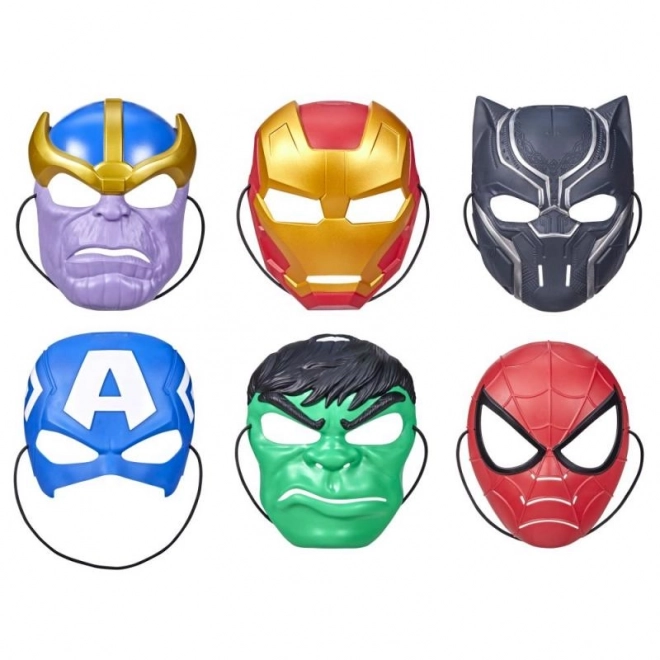 Masky superhrdinů Marvel