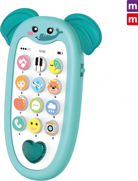 Maamaa dětský telefon se slonem s efekty 13,5 cm