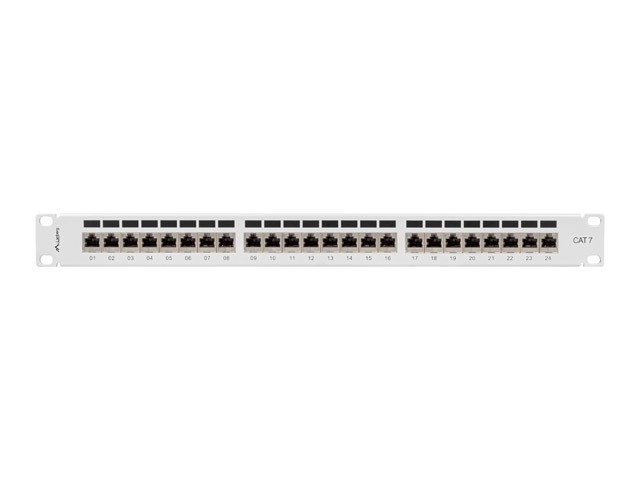 Patch panel 24 portů Cat 7 pro rack