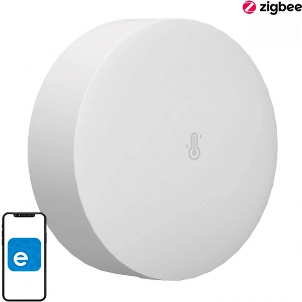 Chytrý senzor teploty a vlhkosti Zigbee Sonoff SNZB-02P (kulatý)
