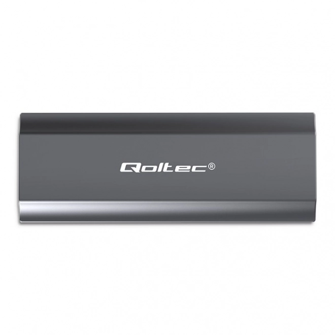 Obal na disk Qoltec pro M.2 SSD SATA NVMe USB-C 2TB
