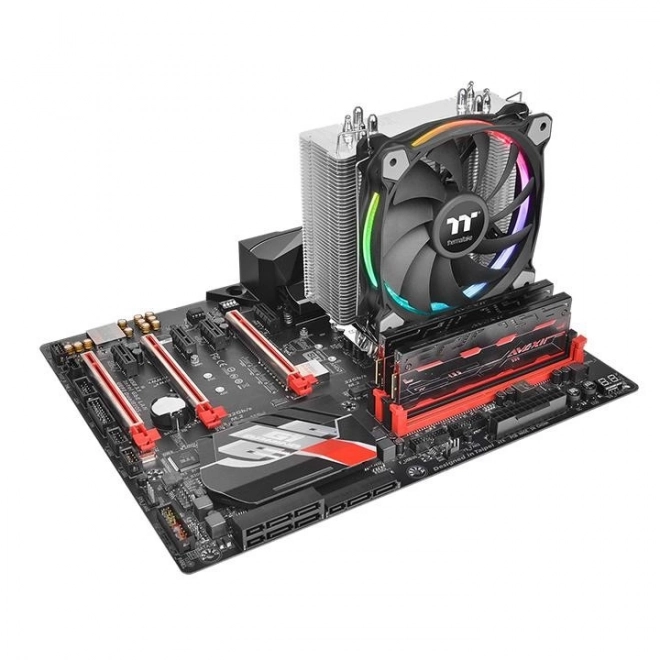 Chladič CPU Riing Silent 12 RGB edition Sync (120mm ventilátor, TDP 150W)