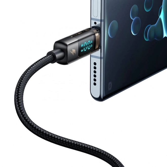 Nabíjecí kabel Mcdodo USB-A na USB-C, automatické vypnutí, PD 100W, 1,2m, černý