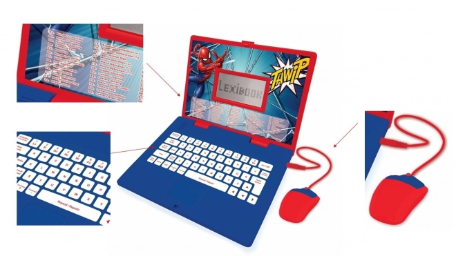 Spider-Man vzdělávací notebook dvojjazyčné aktivity PL/ ENG 124