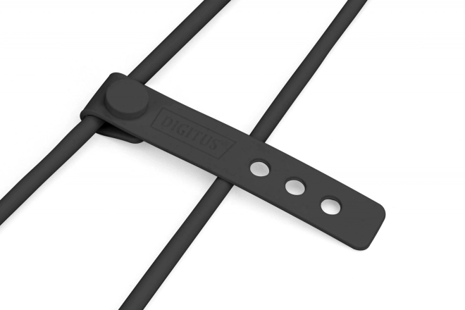 Silikonový napájecí kabel USB-A - USB-C, USB 2.0 60W, 2 m, černý