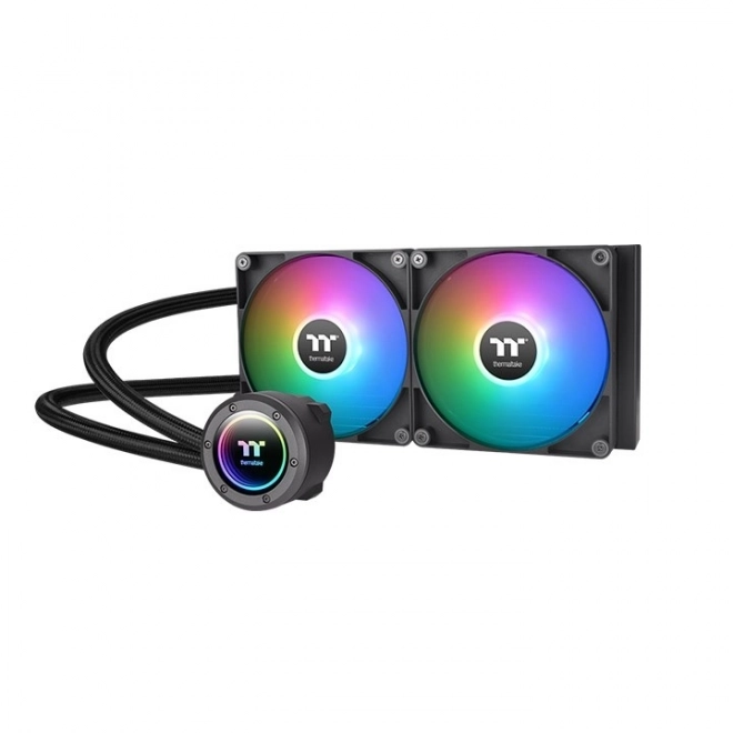 Chlazení vodou Thermaltake TH280 V2 ARGB s měděným blokem CPU a dvěma 140mm ventilátory