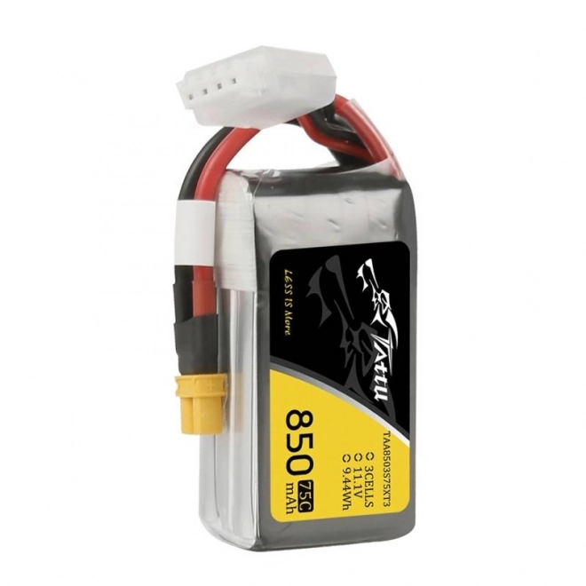 Tattu 850mAh 11,1V 75C 3S1P konektor baterie XT30