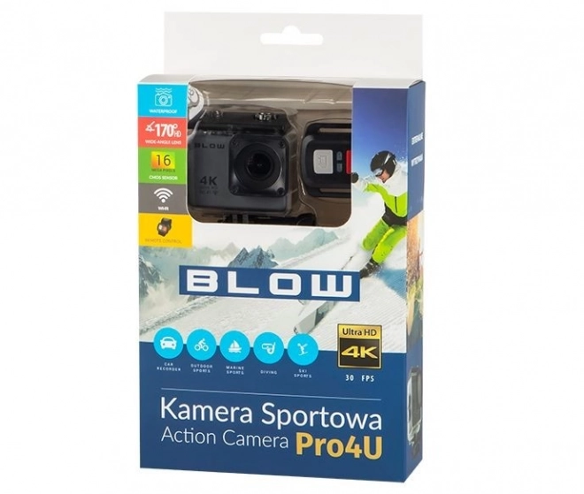 Akční kamera Pro4U 4K WiFi