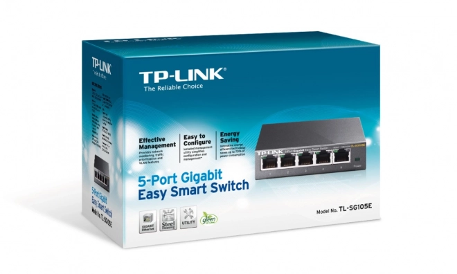 TL-SG105E 5portový gigabitový Easy Smart Switch