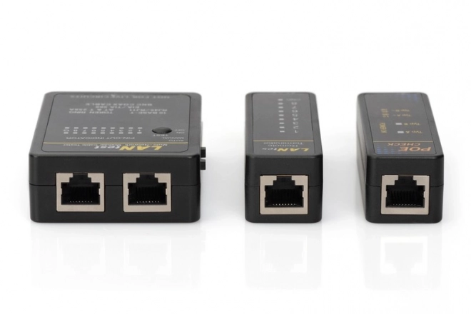 Tester síťových a komunikačních kabelů RJ45/RJ12/RJ11/BNC s automatickým skenováním a PoE