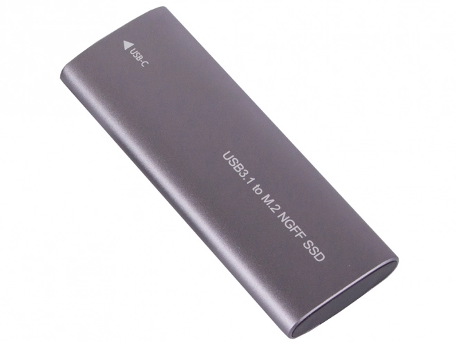 Externí box pro m.2 sata (ngff) ssd, usb 3.1 type-c, 2230–2280