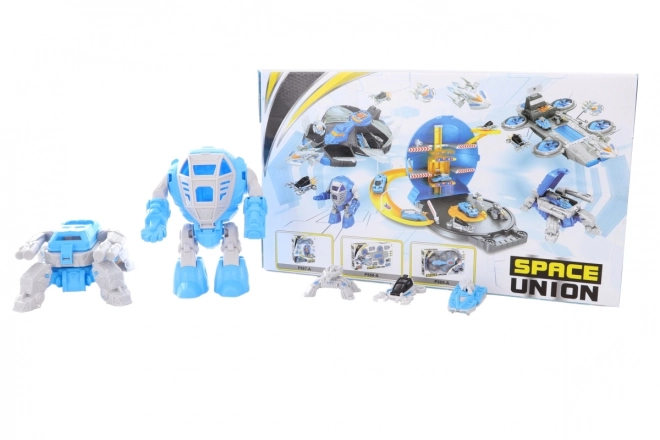 Vesmírná sada s robotem a vozidly