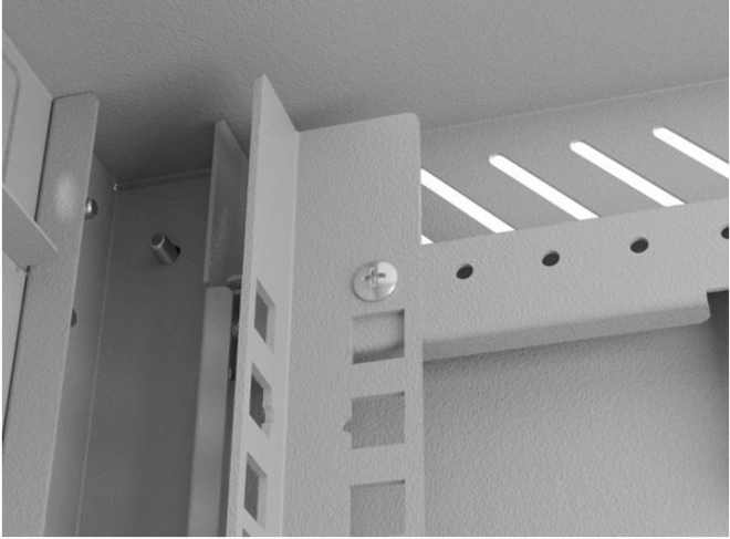 Nástěnná rack skříň 10 palců 4U 300x300 šedá