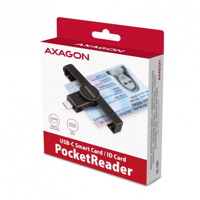 CRE-SMPC Čtečka průkazů PocketReader USB-C