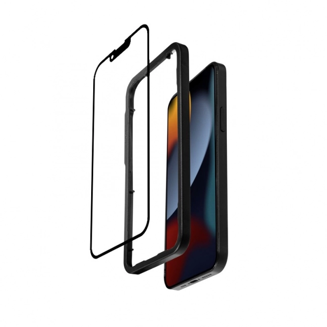 Antibakteriální 3D pancéřové sklo pro iPhone s instalačním rámečkem – IPhone 14 / iPhone 13 / iPhone 13 Pro