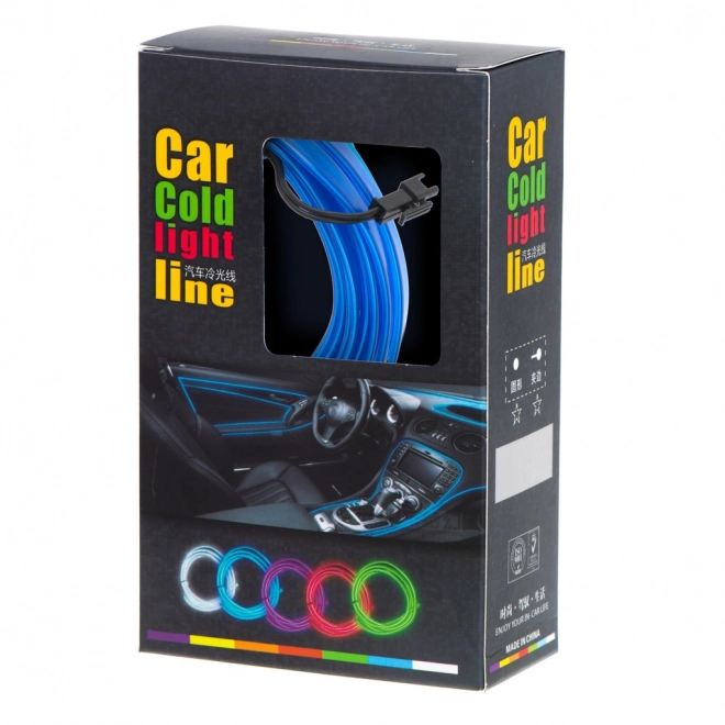 LED ambientní osvětlení pro auto  USB12V páska 3 m – Modré