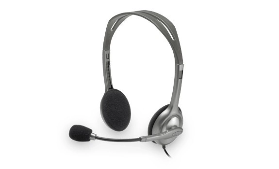 Stereo sluchátka s mikrofonem Logitech
