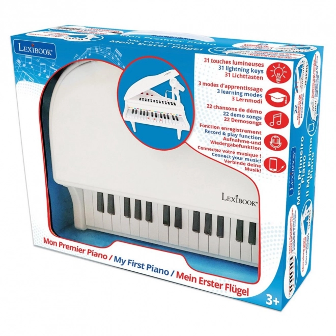 Mini elektronický klavír s mikrofonem