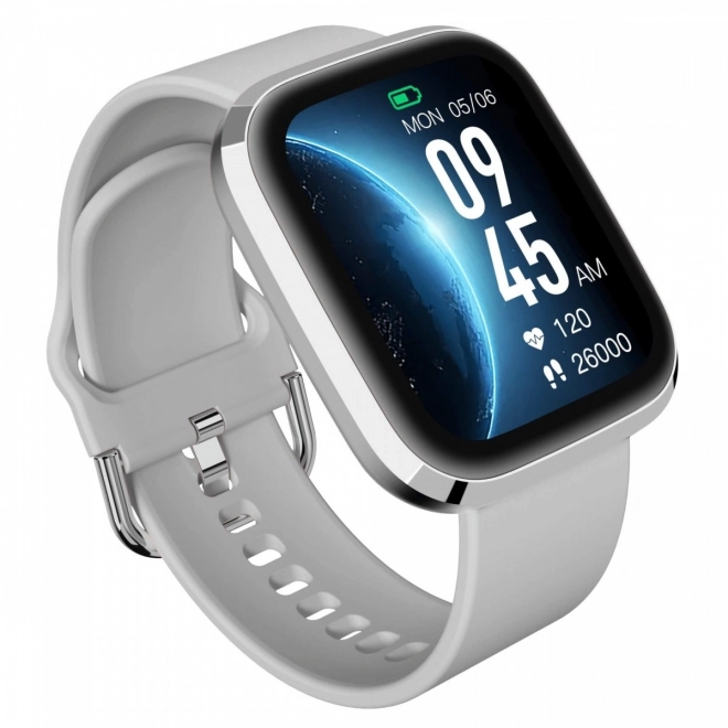 Smartwatch Garett GRC Style stříbrný