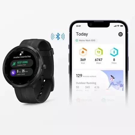Chytré hodinky GPS Watch R WT2001 Blue Android iOS