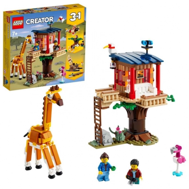 LEGO Creator 3v1 31116 Safari domek na stromě