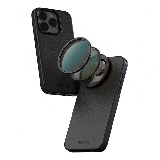 Ochraný kryt s magnetickým rámem na filtry pro iPhone 15 Pro