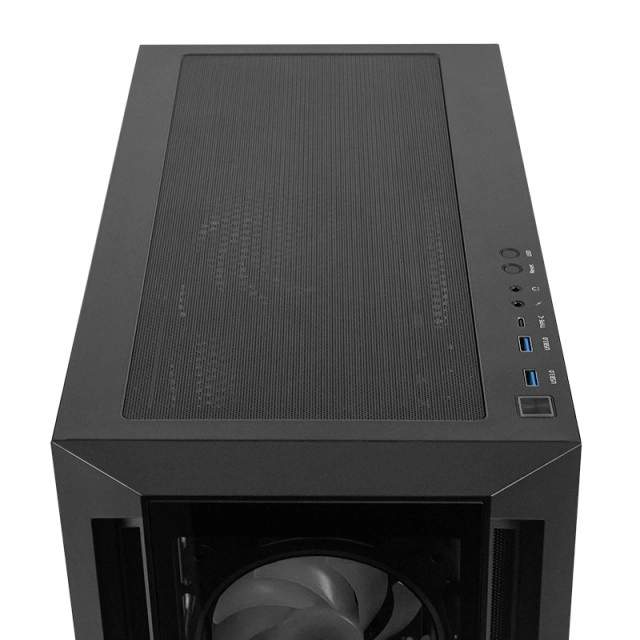 Skříň APEX GA-01B-TG-OP 4xFans ARGB
