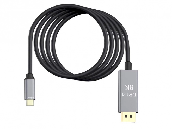 Displejový kabel s USB-C a DisplayPort 1.4, 1,8 m