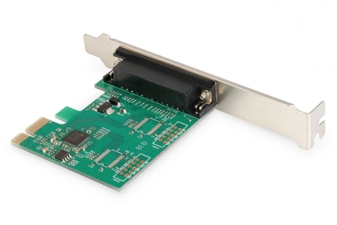 Rozšiřující karta (řadič) LPT PCI Express, 1xDB25, nízký profil, čipová sada: ASIX99100