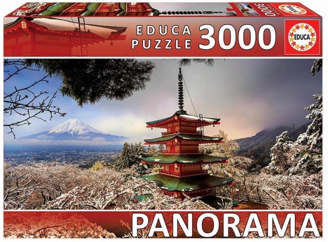Puzzle 3000 prvků Hora Fudži, Pagoda Chureito Japonsko