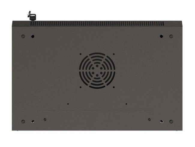 Nástěnná rack skříň Lanberg 19" 6U 540x350 mm skleněné dveře