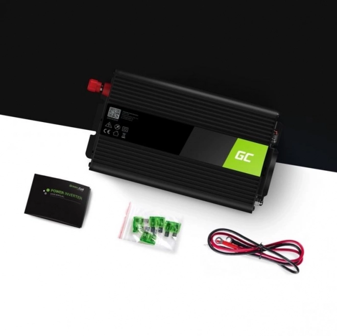 Přenosná měnič napětí Green Cell 12V na 230V 1000W/2000W