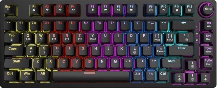 RGB podsvícení a přizpůsobitelné osvětlení