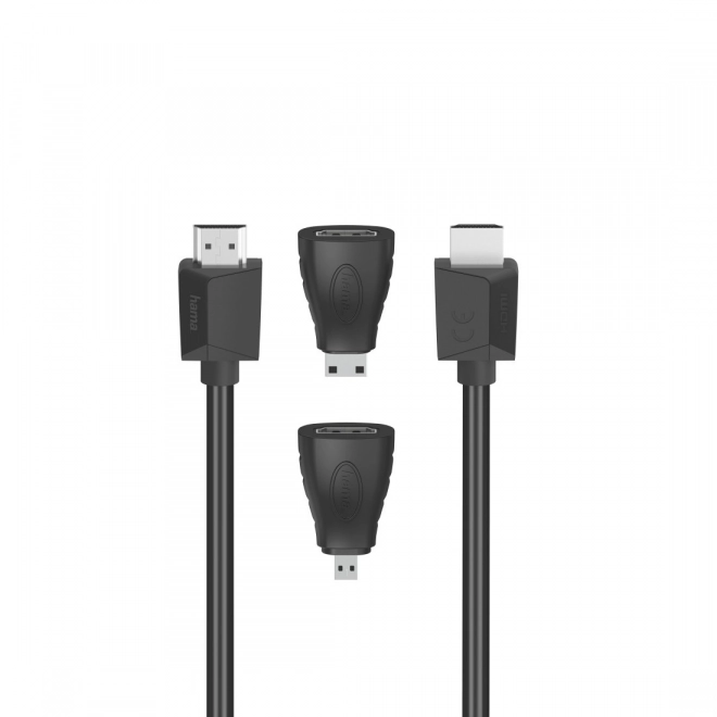 HDMI kabel 4k s adaptérem mini/micro
