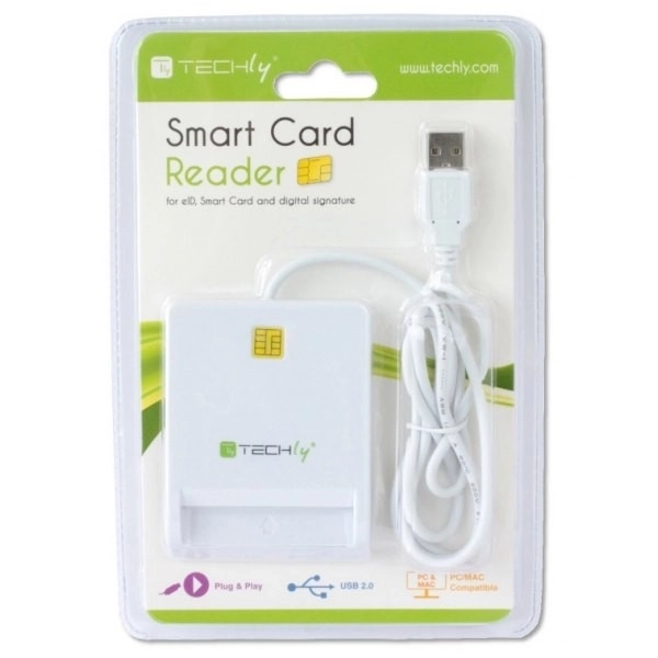 Čtečka karet USB 2.0 / Smart Card bílá