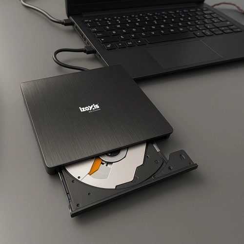 Externí DVD/CD mechanika a vypalovačka IZOXIS