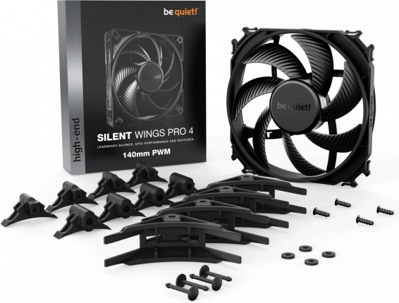be quiet! Silent Wings Pro 4 140 mm PWM – tichý a výkonný ventilátor