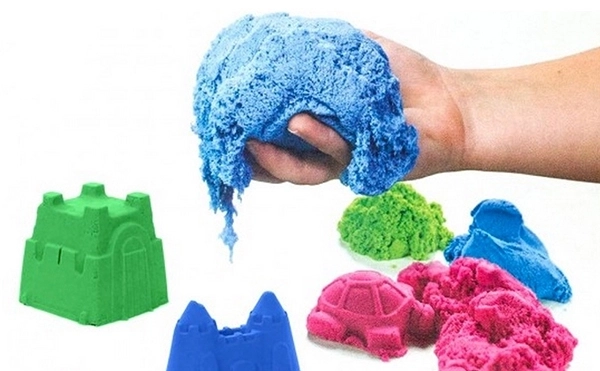 Kinetický písek 1kg – Červený