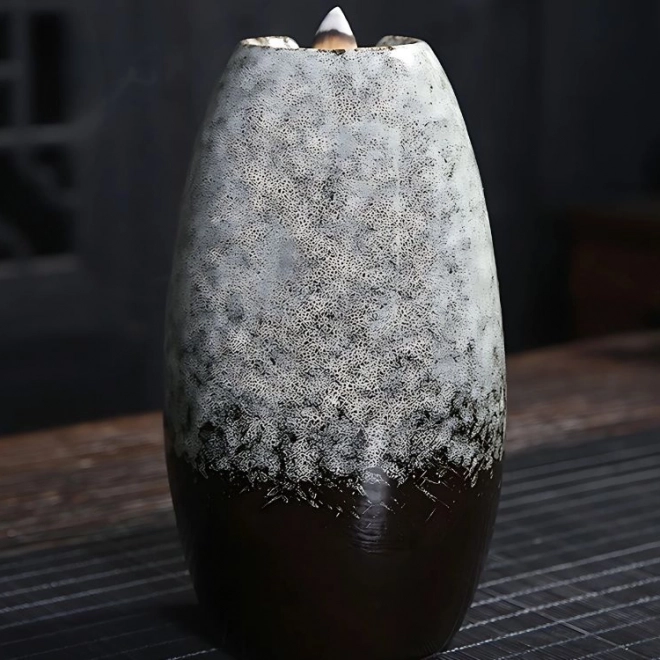 Keramický aromatický krb ve tvaru vodopádu se 10 kousky kadidla
