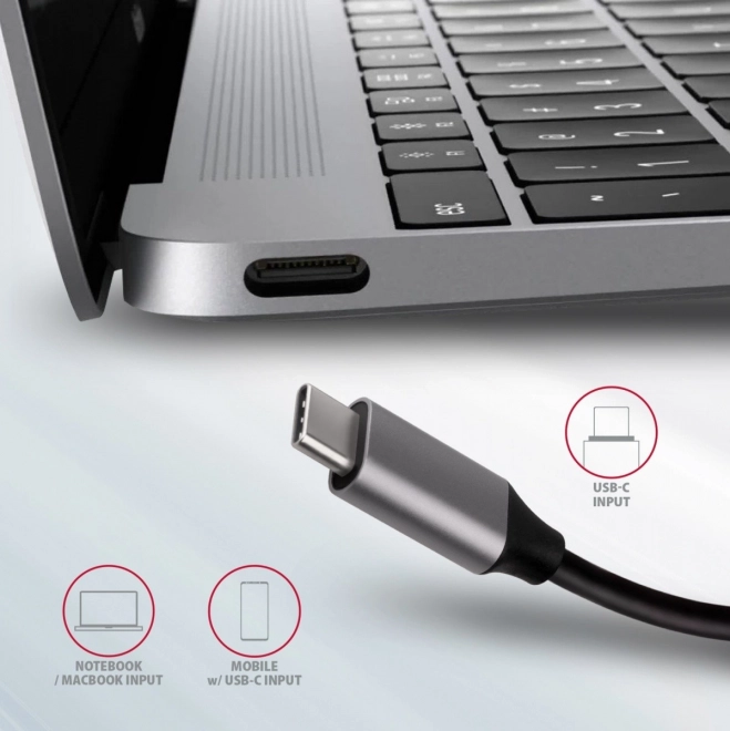 Wieloportový USB-C hub 3.2 Gen 1 AXAGON