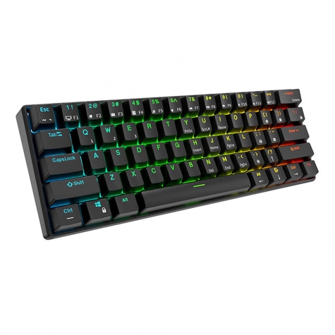 Mechanická klávesnice Royal Kludge RK61 RGB hnědé spínače