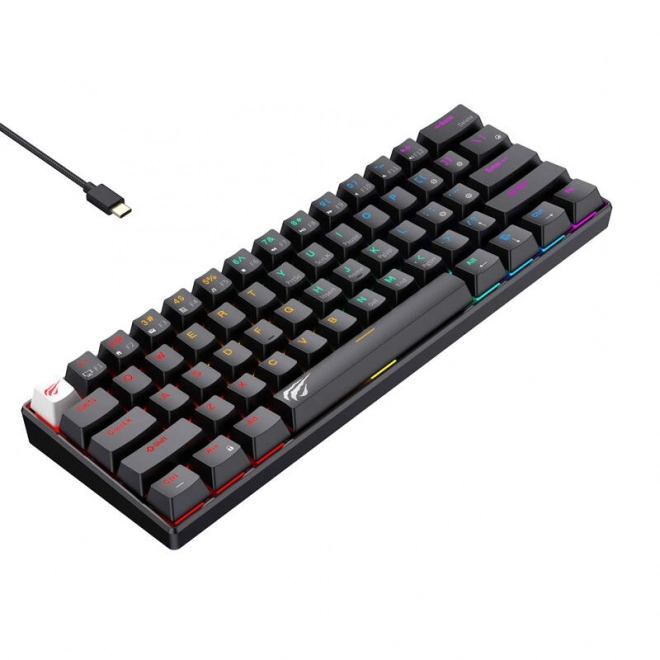 Drátová mechanická RGB klávesnice Havit
