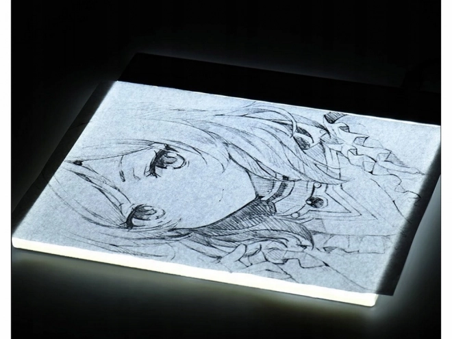 Osvětlená kreslicí tabule LED A4