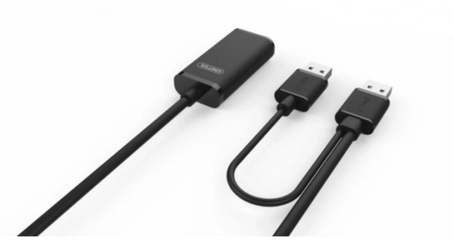 Aktivní prodlužovací kabel USB 2.0 10 m UNITEK černý