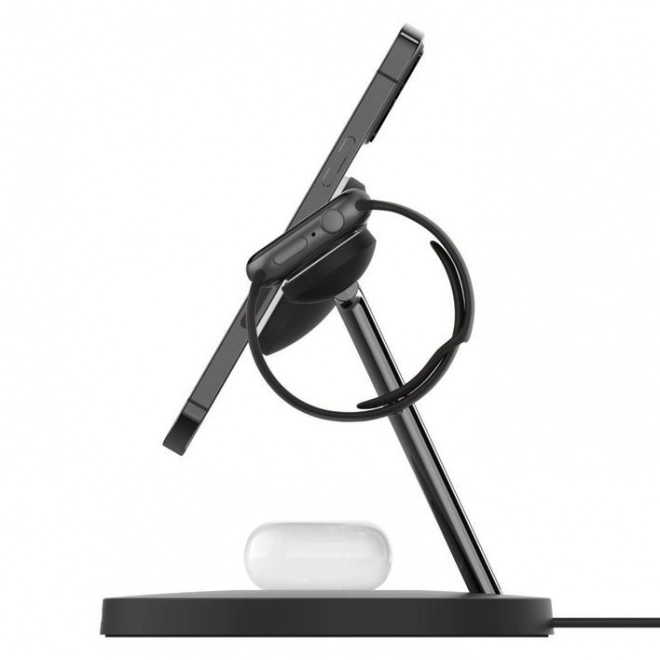 Bezdrátová nabíjecí kolébka BOOST CHARGE PRO 3 v 1 MagSafe černá