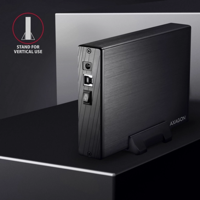 Hliníkový externí box AXAGON USB 3.2 Gen 1 pro 3,5" HDD
