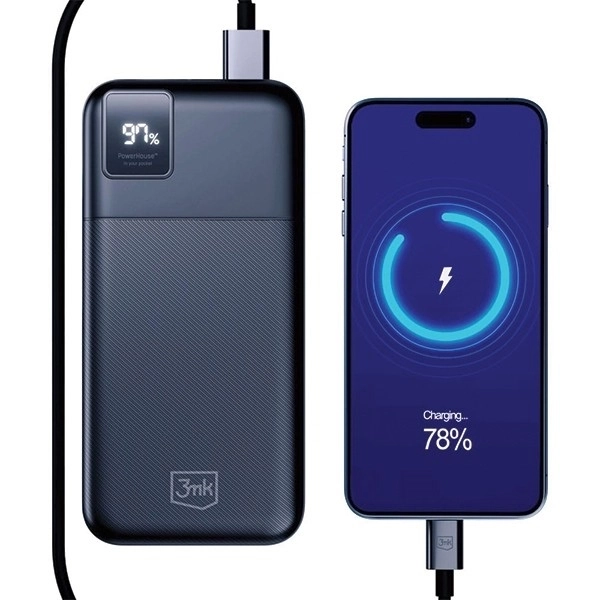 Powerbank s rychlým nabíjením a LED displejem