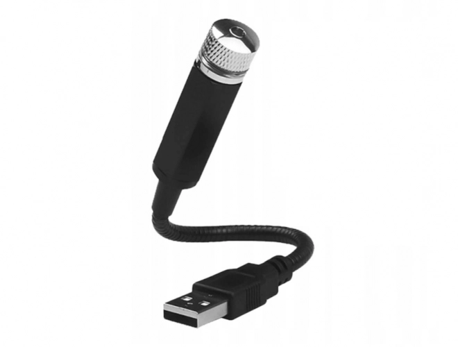 Projektor USB do auta a interiéru - efektní hvězdy, zelená