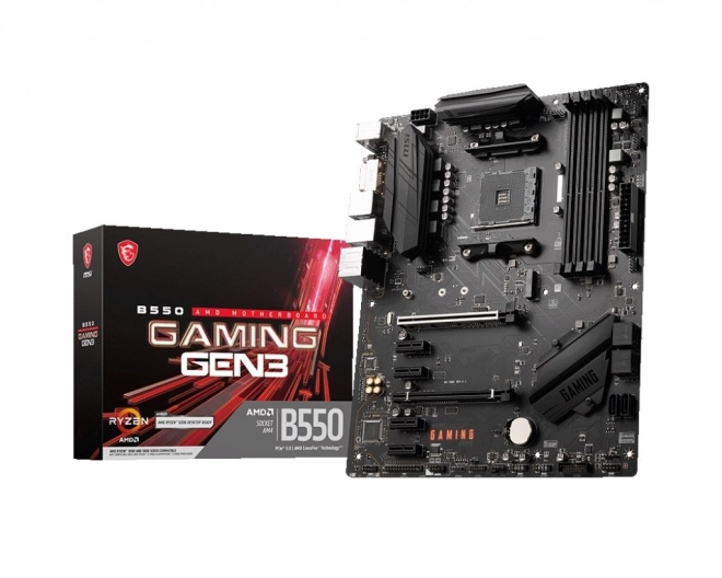 MSI B550 GAMING základní deska, AM4, DDR4, HDMI, USB, M.2, ATX